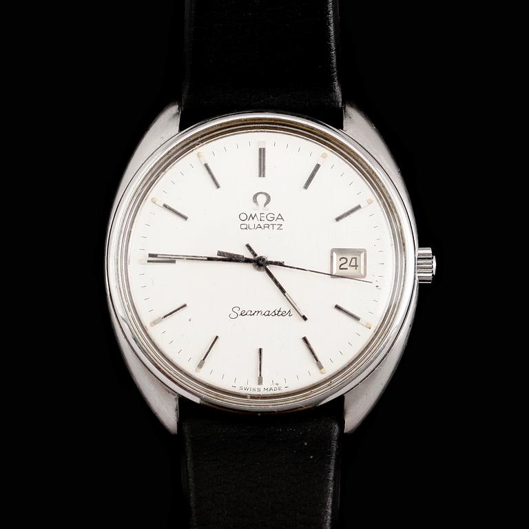 ARMBANDSUR, stål, Omega , Seamaster, Quartz, 1900-talets andra hälft.