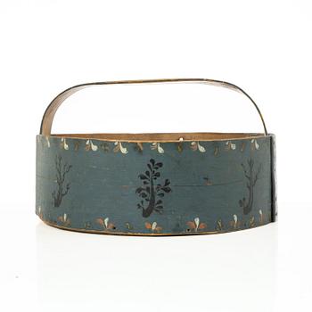 Förningskorg, allmoge, Jämtland, 1800-tal.