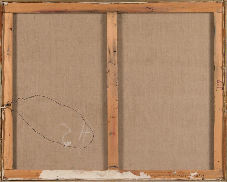 Tellervo Töyry, öljy kankaalle, signeerattu ja päivätty -61.