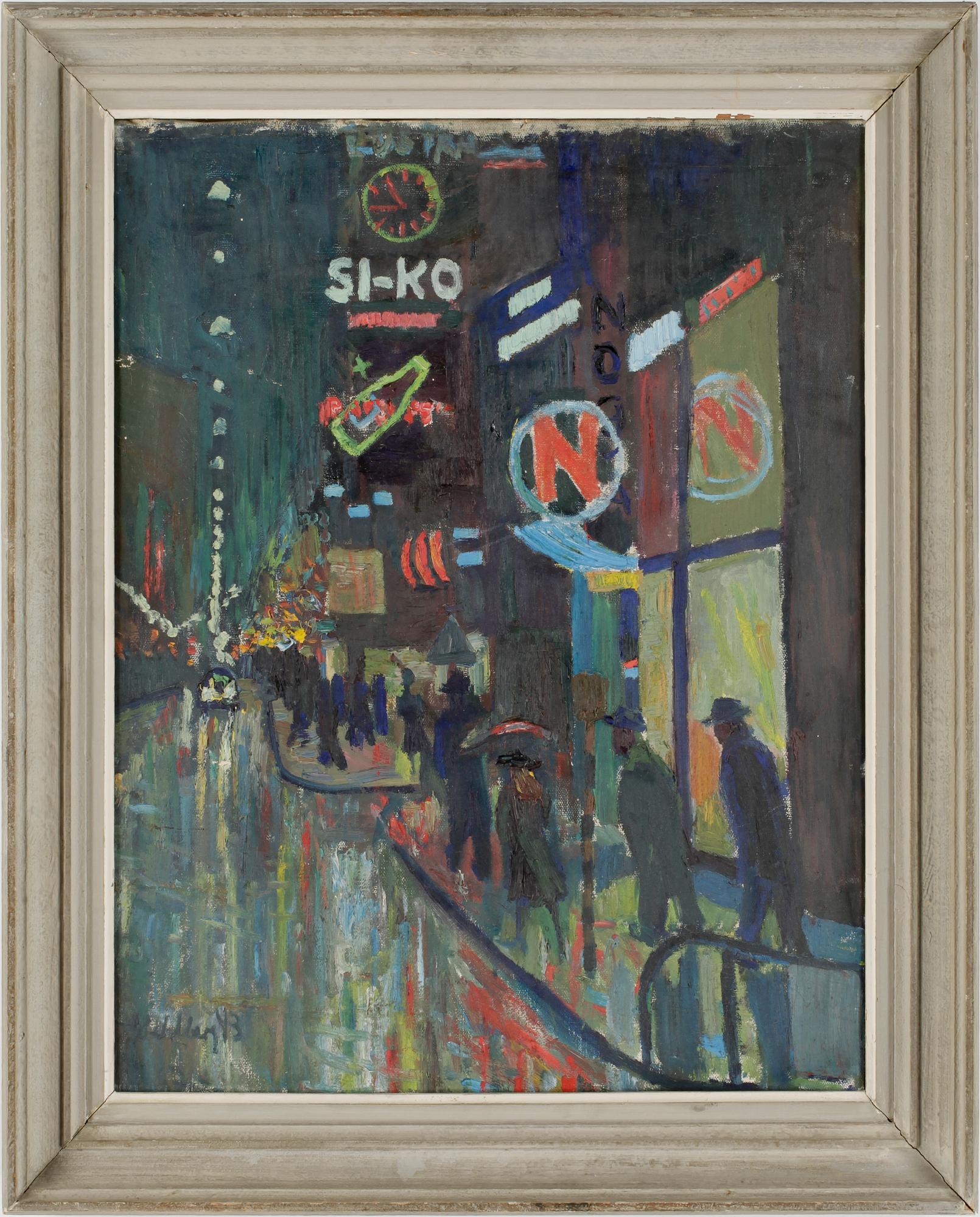 BERTIL WAHLBERG, olja på duk. Sign o dat 43.