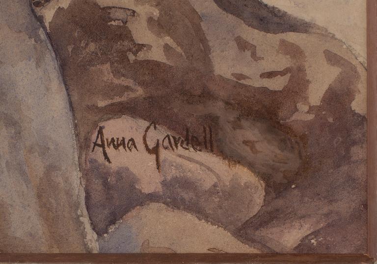 ANNA GARDELL ERICSSON, akvarell, signerad.