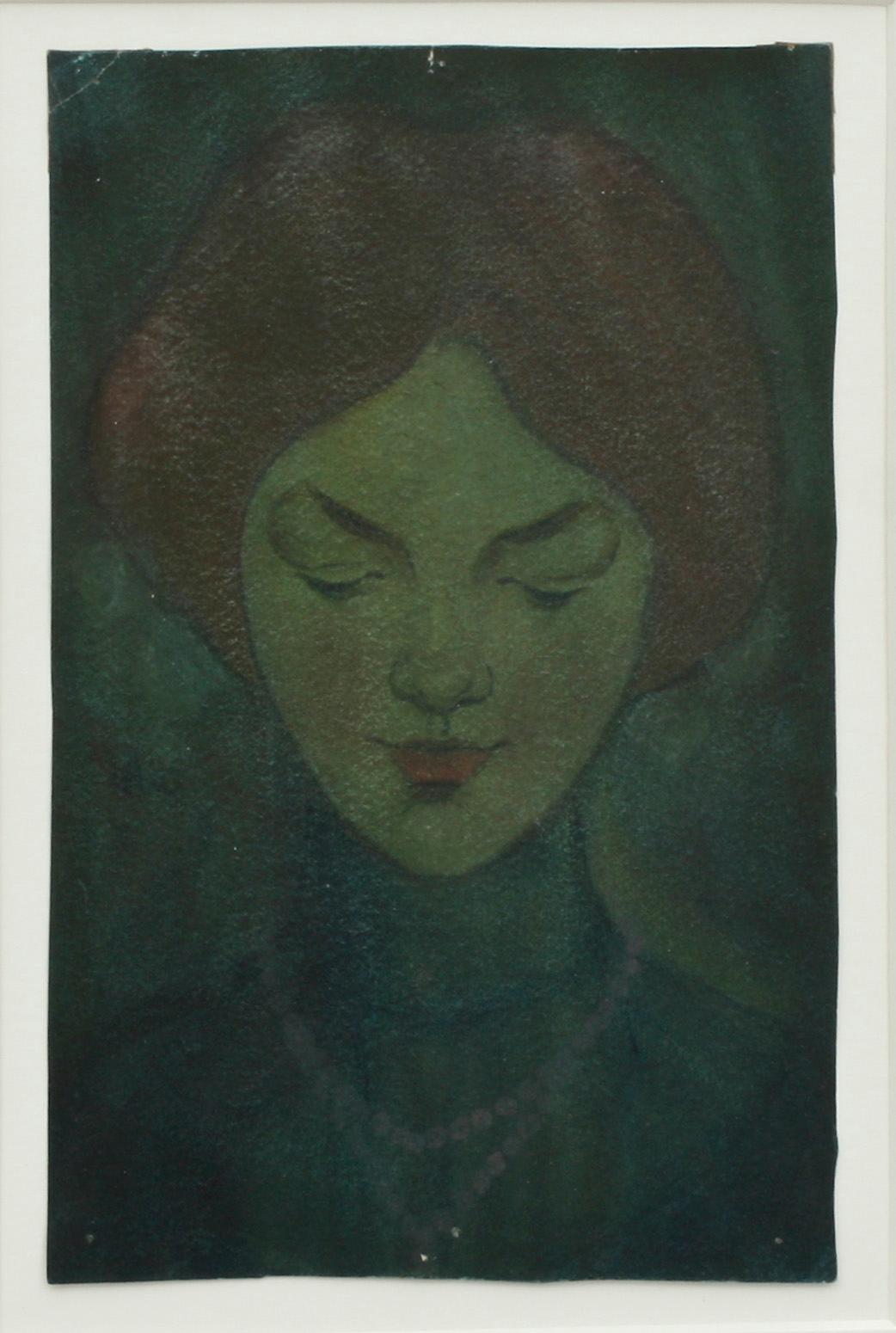 Ivar Arosenius, "Fröken Ester Sahlin" (Miss Ester Sahlin).