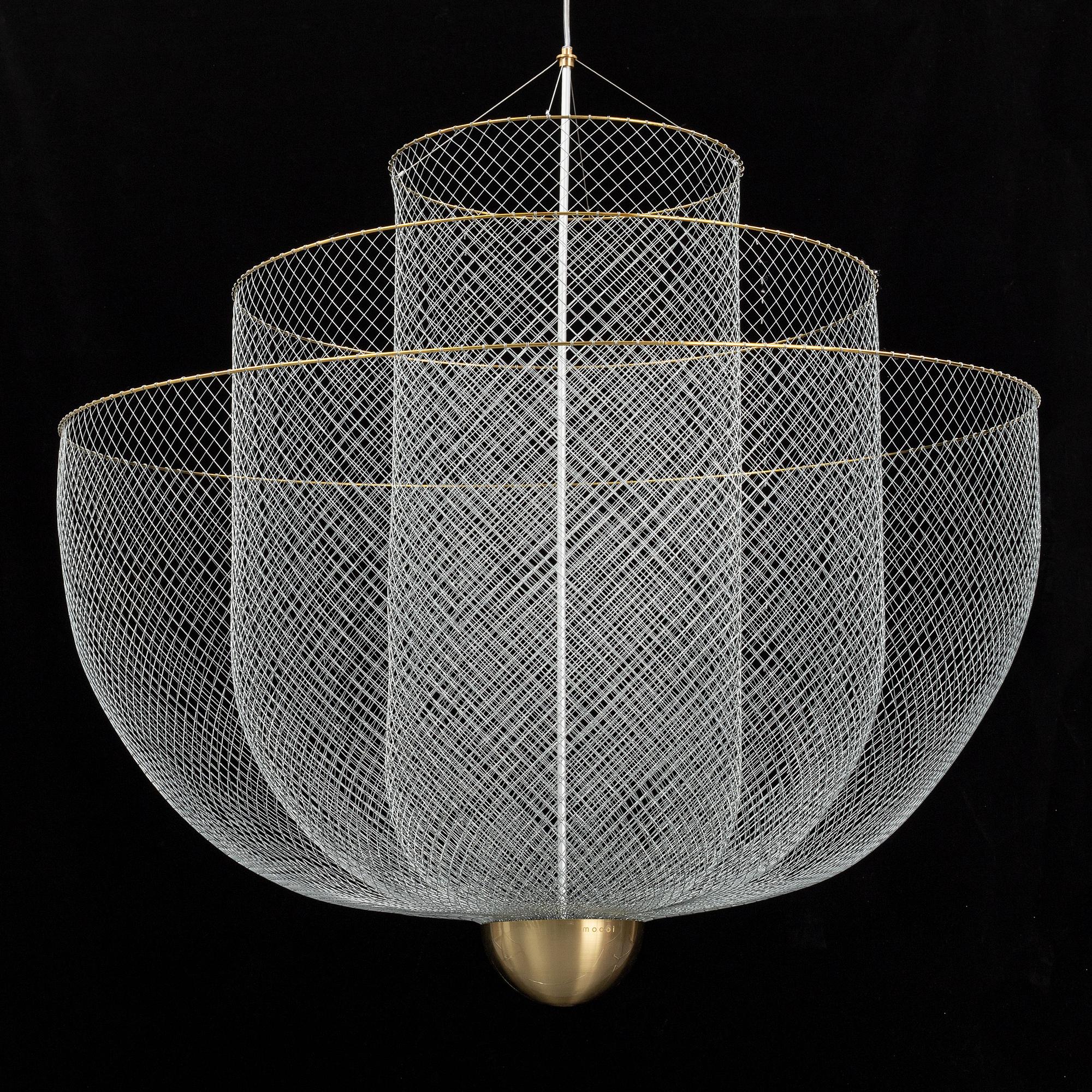 Rick Tegelaar, taklampa "Meshmatics Chandelier", Moooi.