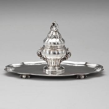 GEORG JENSEN, skrivställ, Köpenhamn 1915-27,