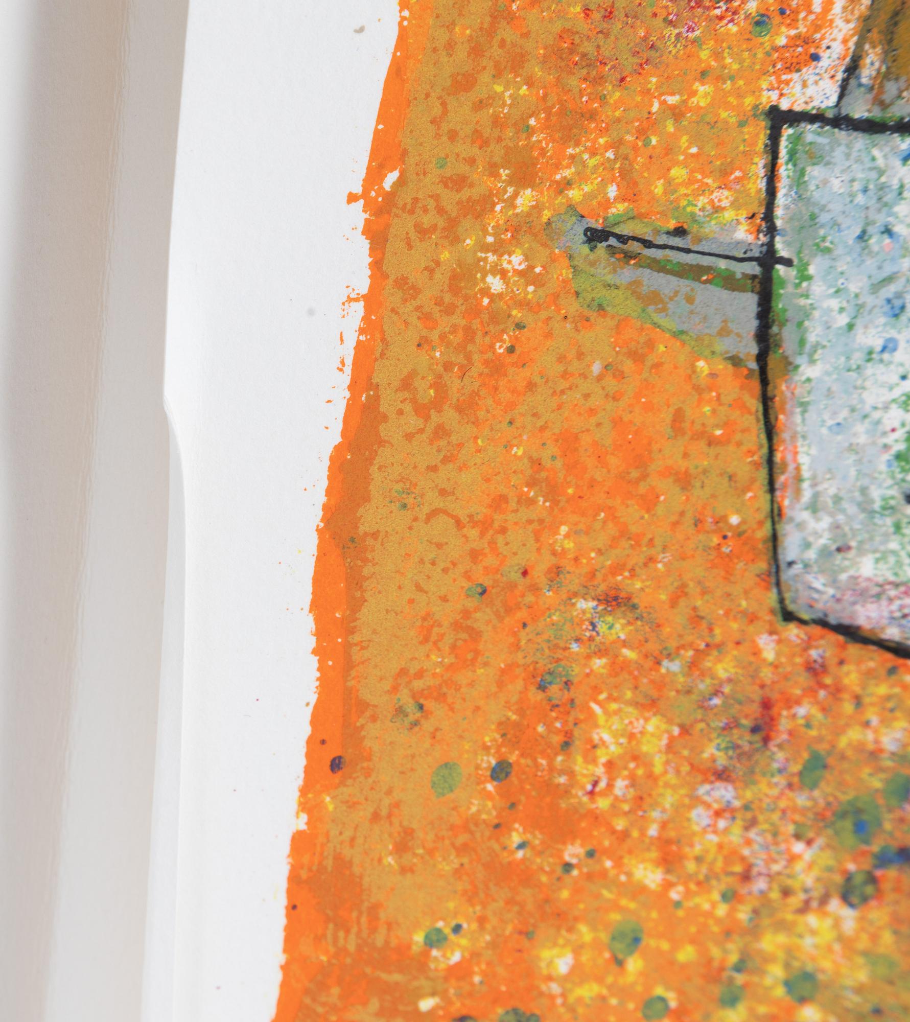 Theo Tobiasse, portfolio with 12 lithographs in colours, 1976, signed 124/200.