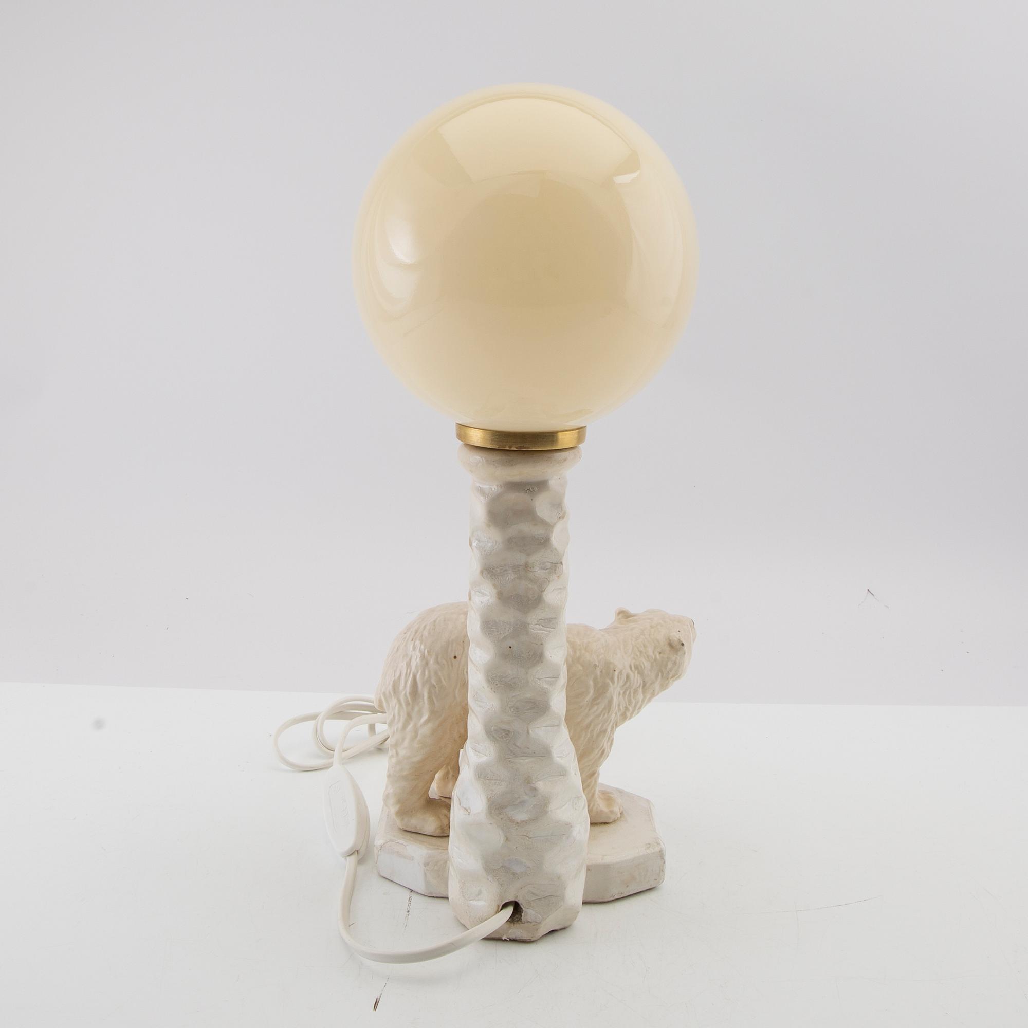 Bordslampa 1900-talets mitt.