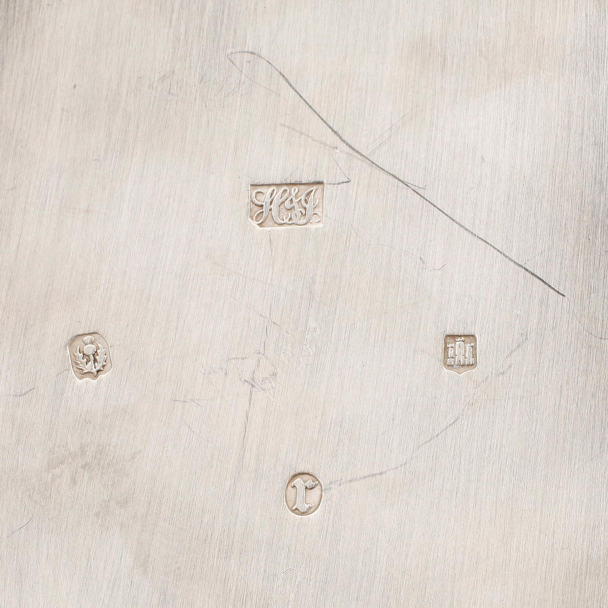 NATTLJUSSTAKAR, silver, okänd mästare, 1900-tal. Totalvikt ca 447 g.