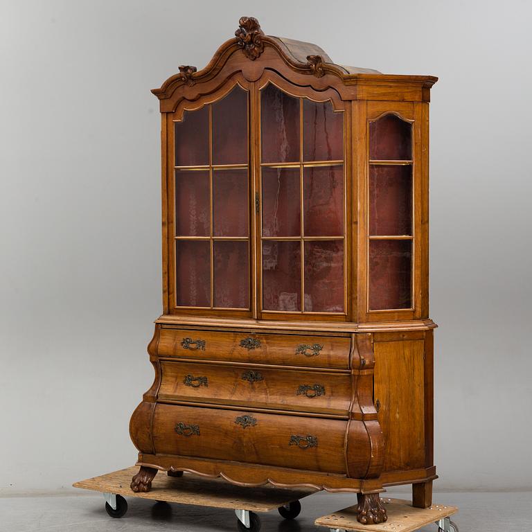 A late 19th century Louis XV-style cuboard,  probably England / Holland.