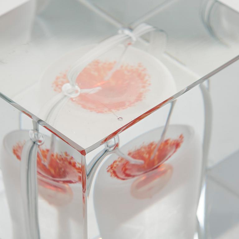 Oiva Toikka, vuosikuutio, signeerattu Oiva Toikka, Nuutajärvi 1985, 88/2000.