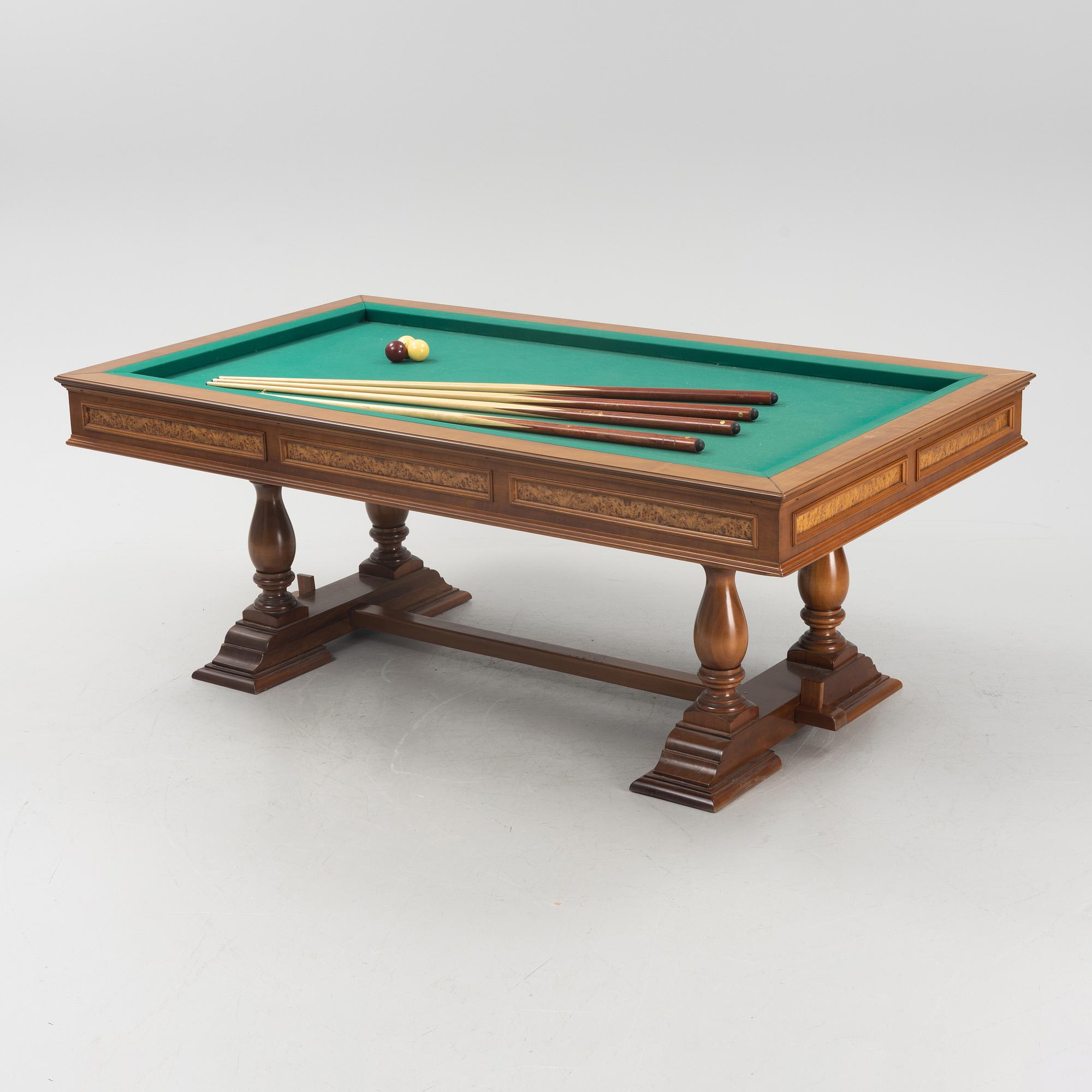Carambolebord, 1900-talets första hälft.