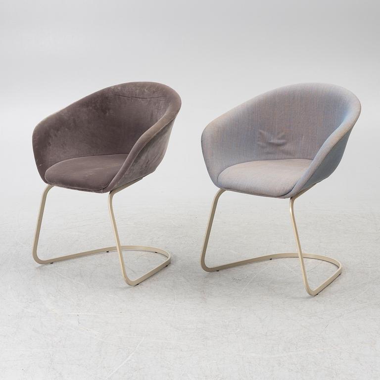 Armchairs, 3+1, Arper, Italy.