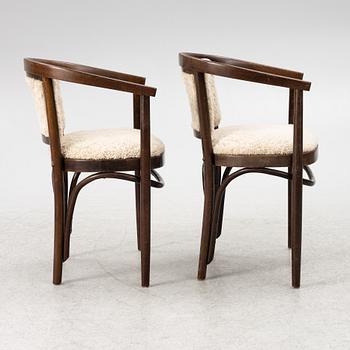 Karmstolar, ett par, 1900-talets andra hälft.