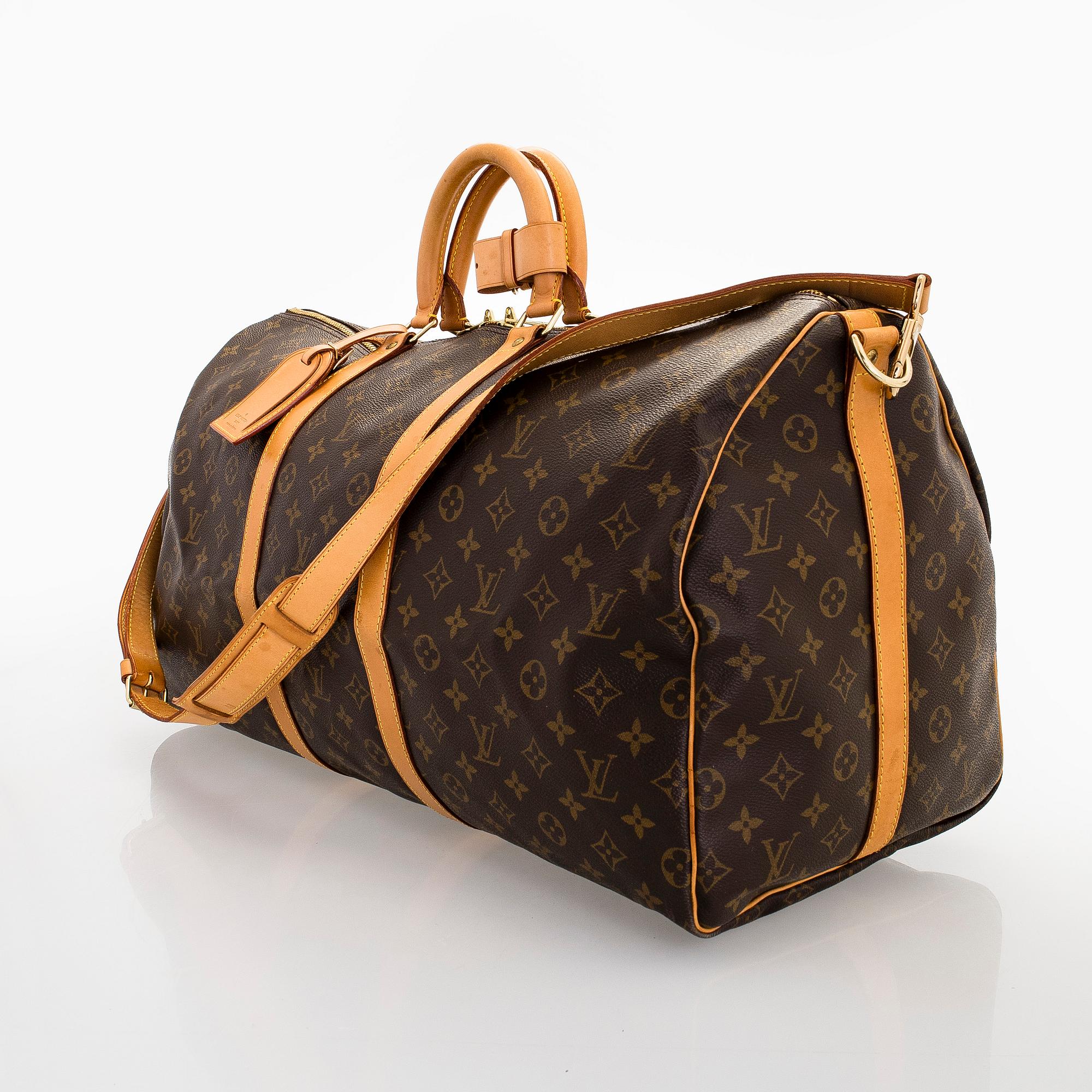 Louis Vuitton, viikonloppulaukku, "Keepall 55 Bandoulière".