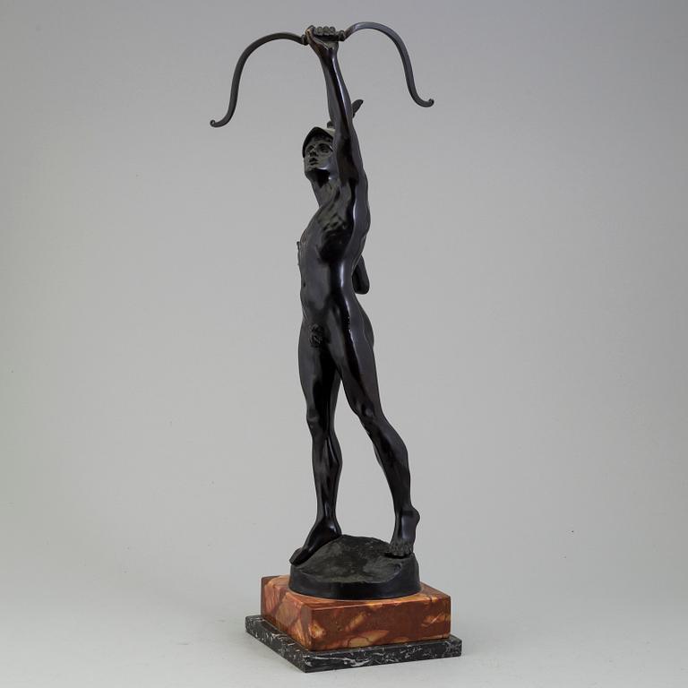 A bronze sculpture by Franz Iffland.