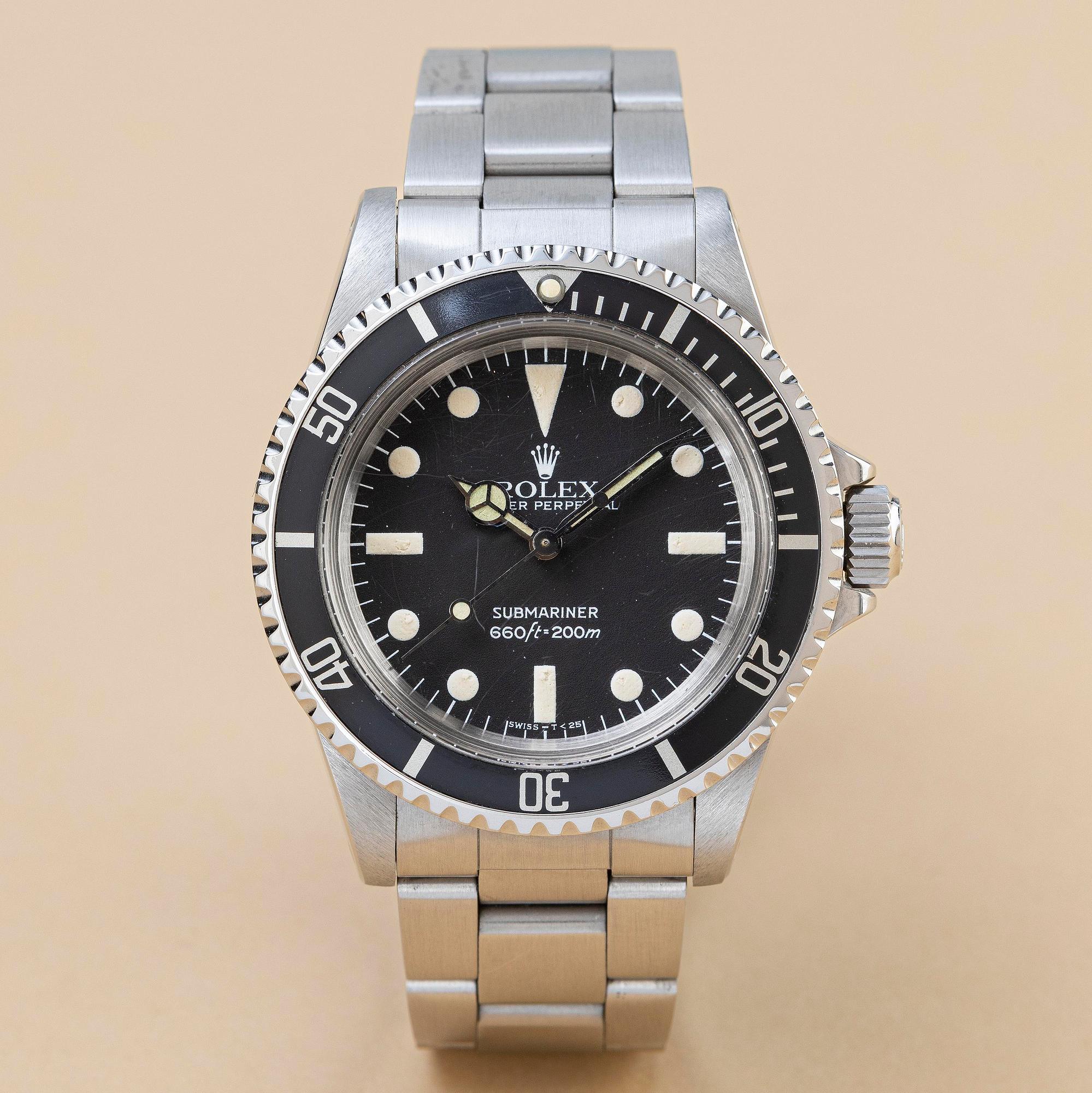 Rolex, Submariner, "Maxi IV Dial", ca 1982.
