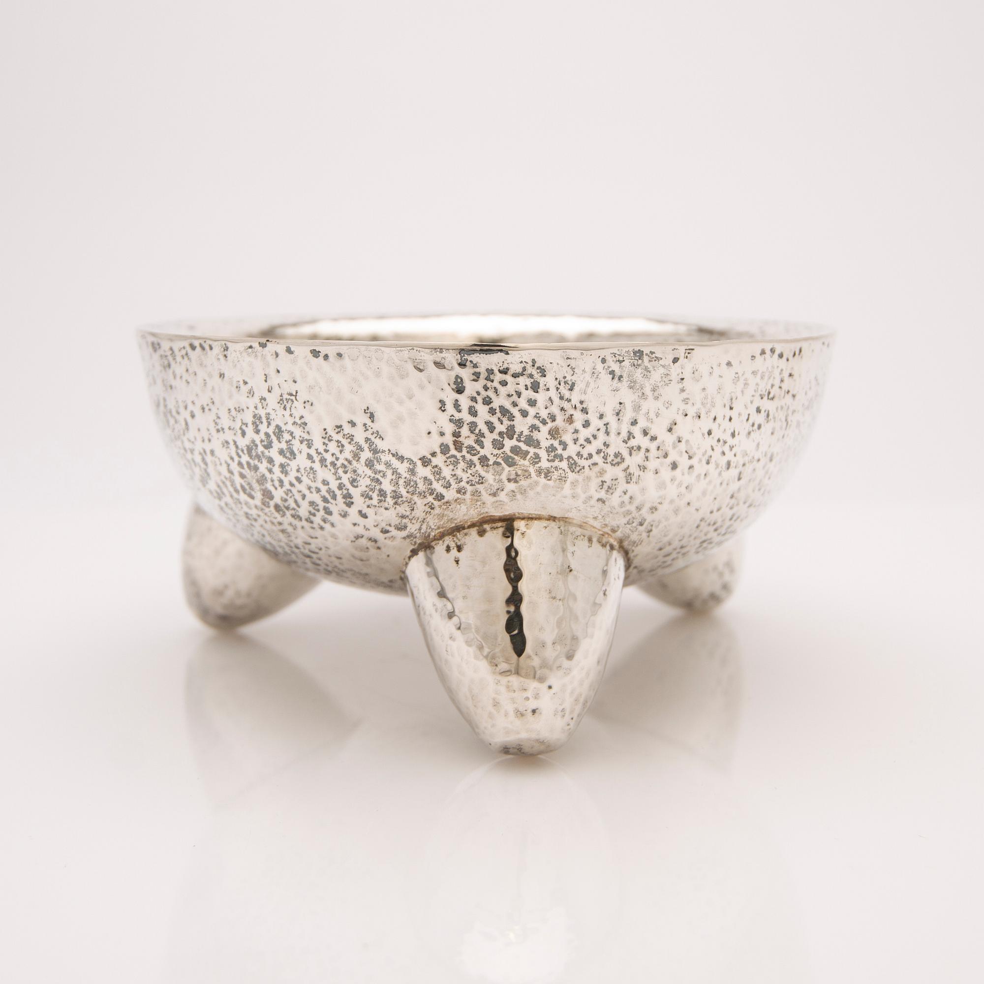 Bowl, sterling silver, Mexico.
