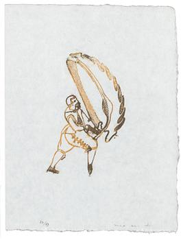 338. Max Ernst, Utan titel, ur; "Lewis Carrolls Wunderhorn".