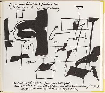 LAGE LINDELL, bok bestående av 22 bilder tryckta i silk-screen. Bok signerad Lage Lindell och numrerad 28/100 i blyerts.