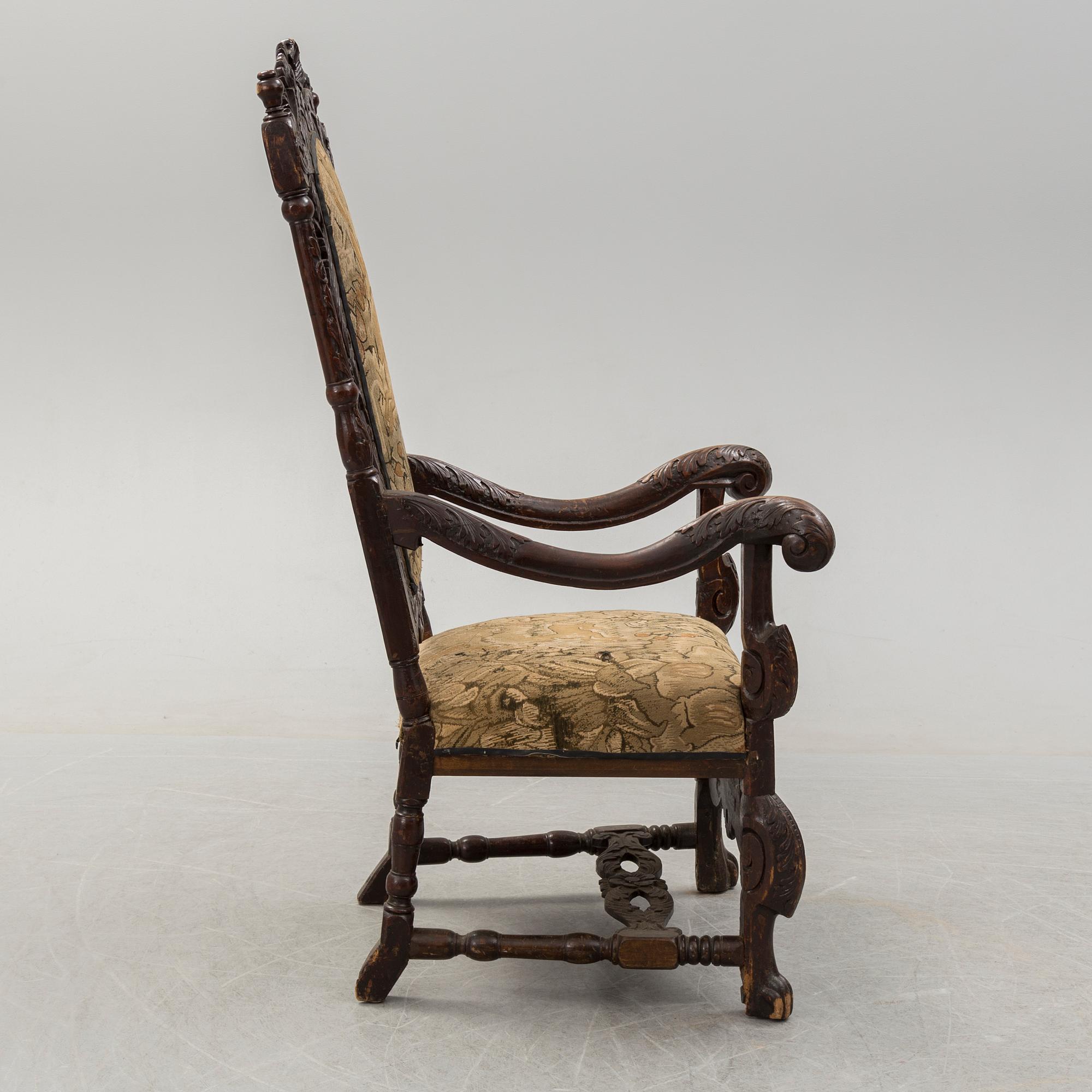 ARMCHAIR, baroque, early 18th century.