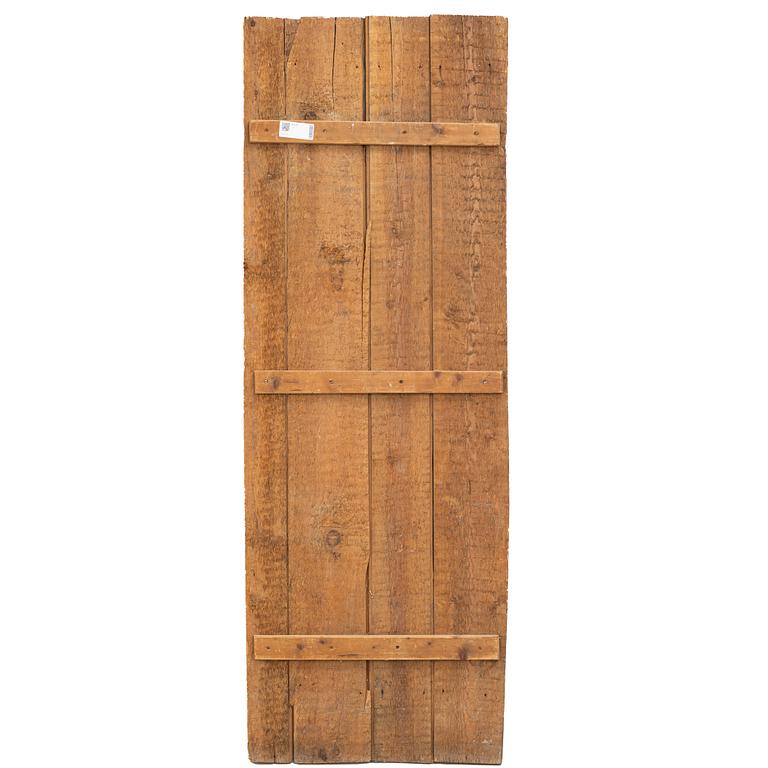 A rococo painted wall panel, Sweden, later part 18th century.