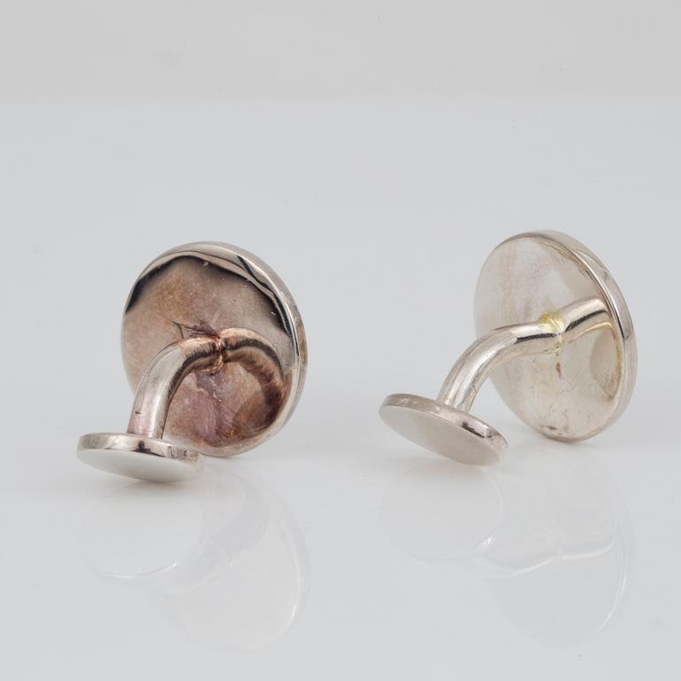 MANSCHETTKNAPPAR, ett par, sterling silver, Tiffany & Co, New York.
