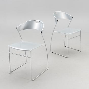 A set of nine stackable 'Juliette' chairs for Cerruti Baleri, Italy 2000s. Model designed in 1987.