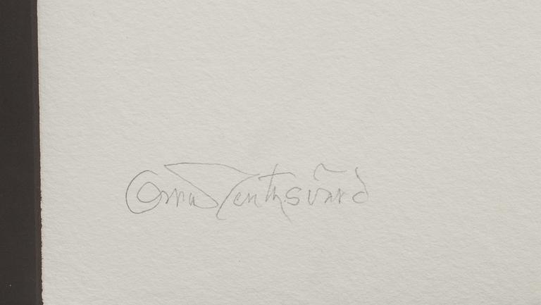 OSCAR REUTERSVÄRD, färglitografi, 2 st. HC upplaga, signerade.