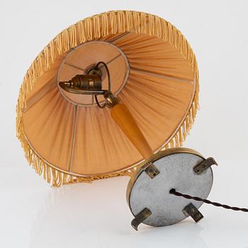 Harald Notini, a table lamp, model "15409", Arvid Böhlmarks Lampfabrik, 1940s.
