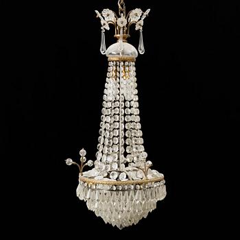 An early 20th century chandelier.