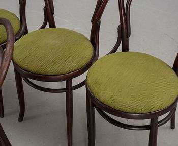 STOLAR, 6 st, stämpelmärkta Thonet.