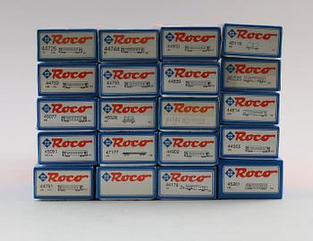 SAMLING MODELLTÅGSDELAR, 20 delar, Roco, Österrike.