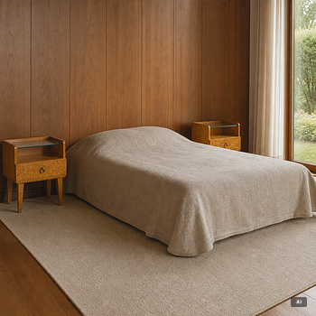 Bedside tables, a pair, Swedish Modern, 1940s.