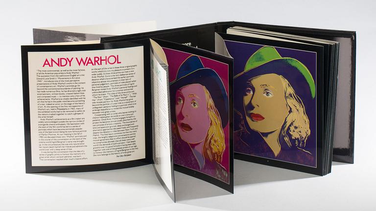 ANDY WARHOL, BOK, "Portraits of Ingrid Bergman by Andy Warhol".