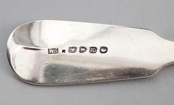 BESTICK, 3 delar, silver, England, 1800-tal. Vikt ca 345 gram.