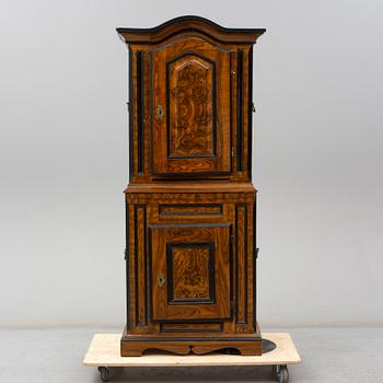 A mid 18th Century painted cabinet.