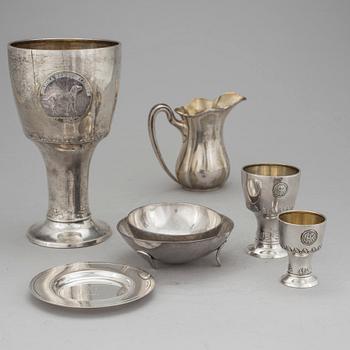 PARTI SILVER, bland annat CG Hallberg, 1034 g.
