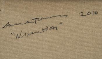 ANNE TOMPURI, akryyli ja guassi kankaalle, a tergo signeerattu ja päivätty 2010.