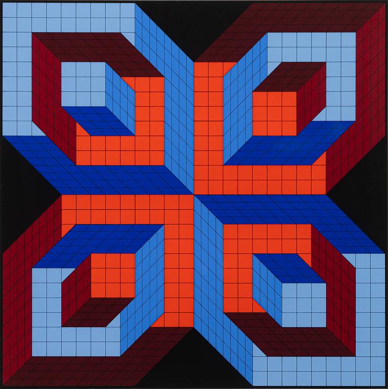 Victor Vasarely, Untitled from: "Jalons".
