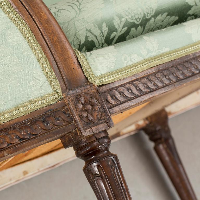 SOFFA, gustaviansk, 1700-talets slut.