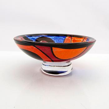 Berit Johansson, bowl signed Orrefors.