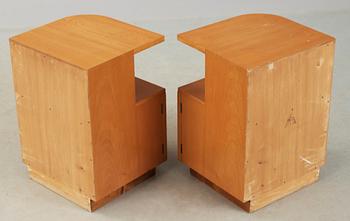 SÄNGBORD, ett par, art deco, 1900-talets första hälft.