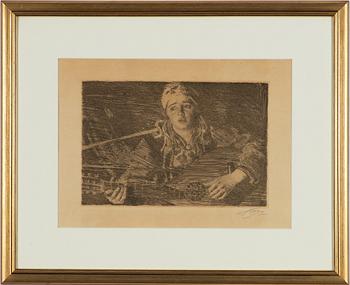 Anders Zorn,  "Ols Maria".