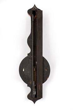 BAROMETER, mahogny, England, 1800-tal.