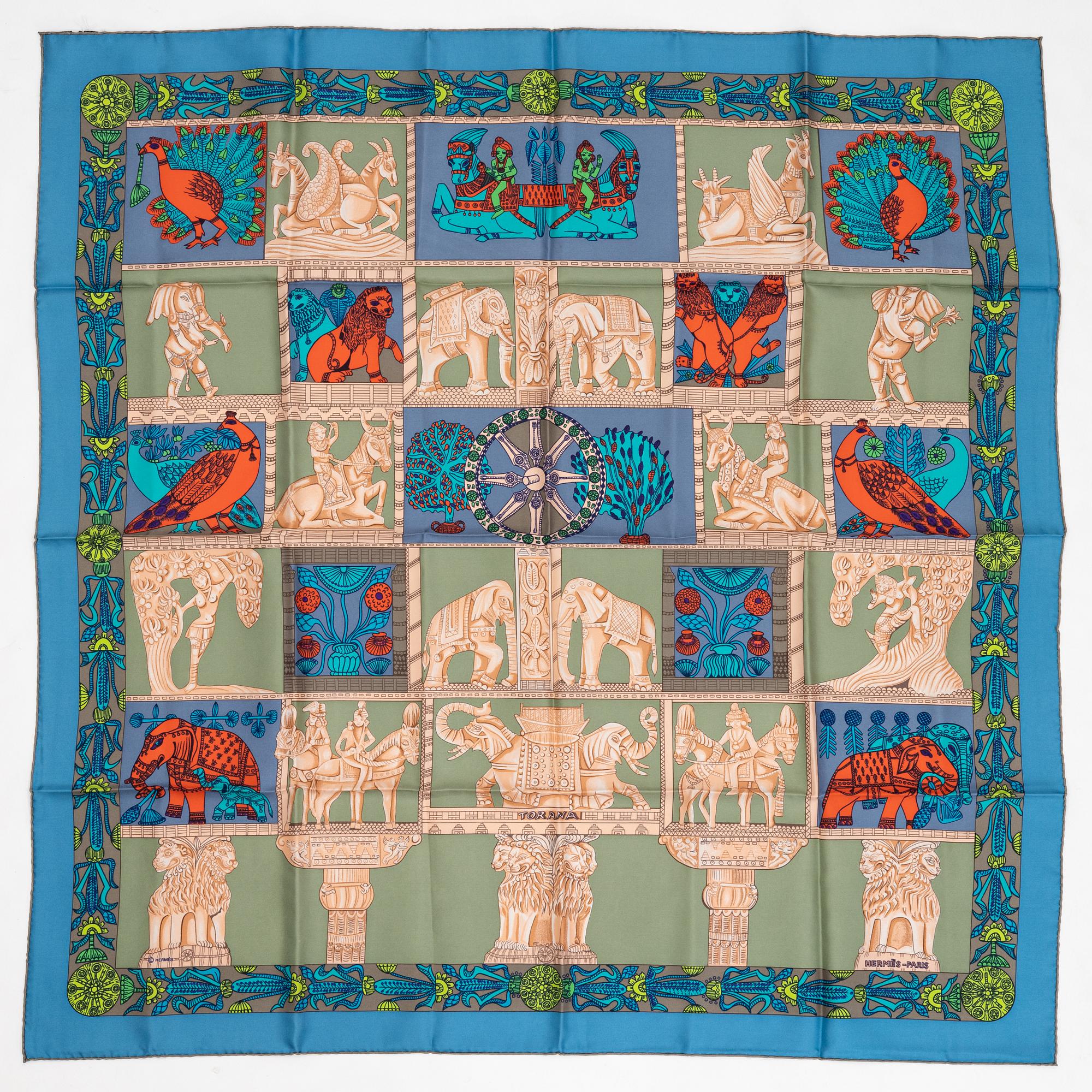 Hermès, scarf, "Torana".