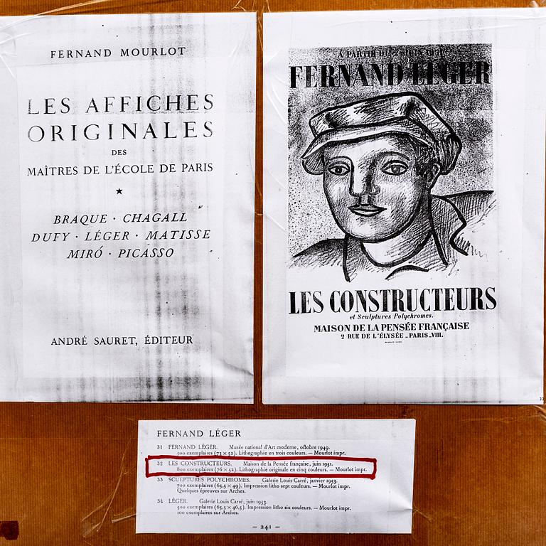 Fernand Léger, a printed poster edition 800.