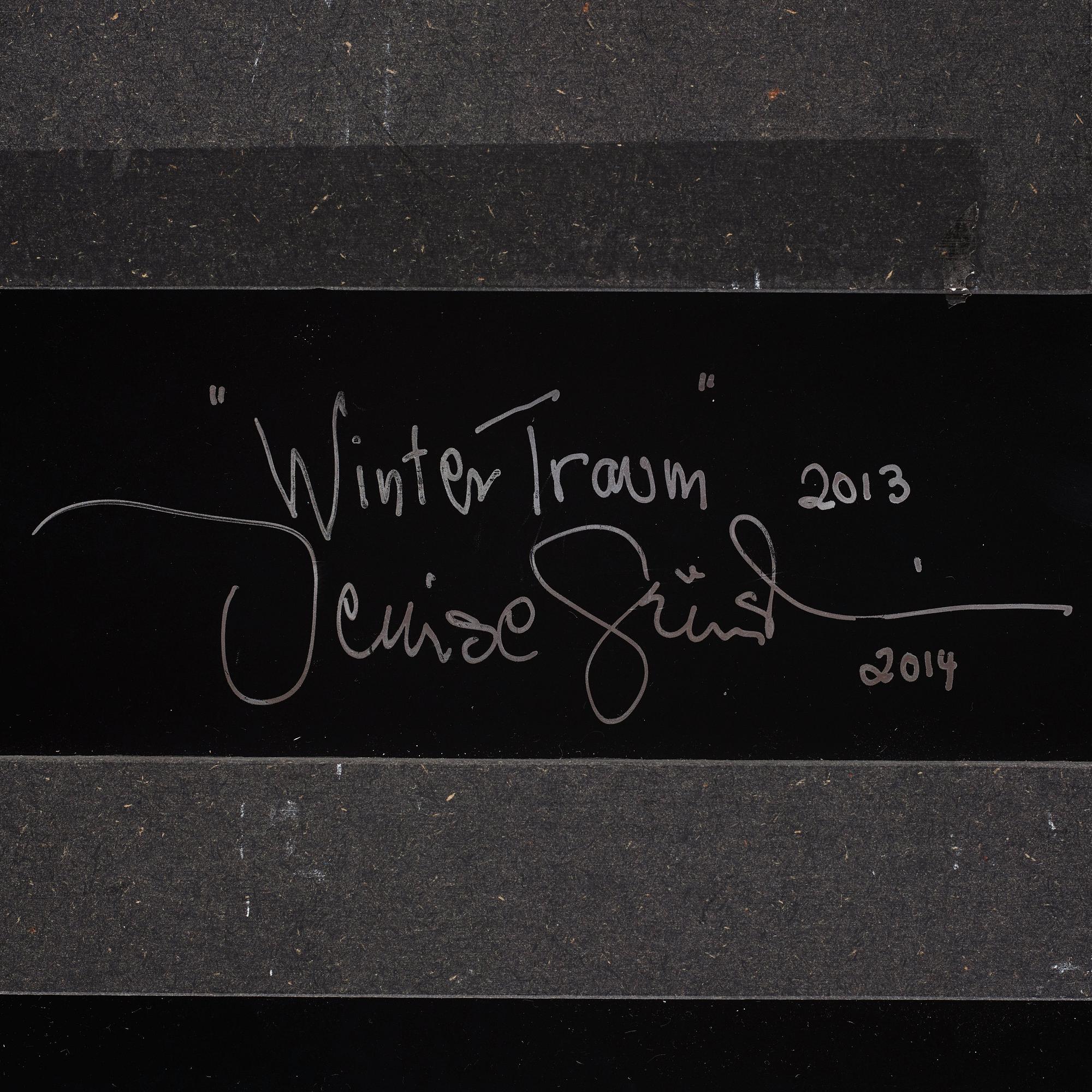 Denise Grünstein, ”Winter Traum", 2013.