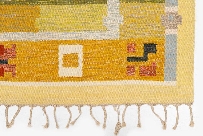 Agda Österberg, a carpet, flat weave, c. 315 x 180 cm, signed.