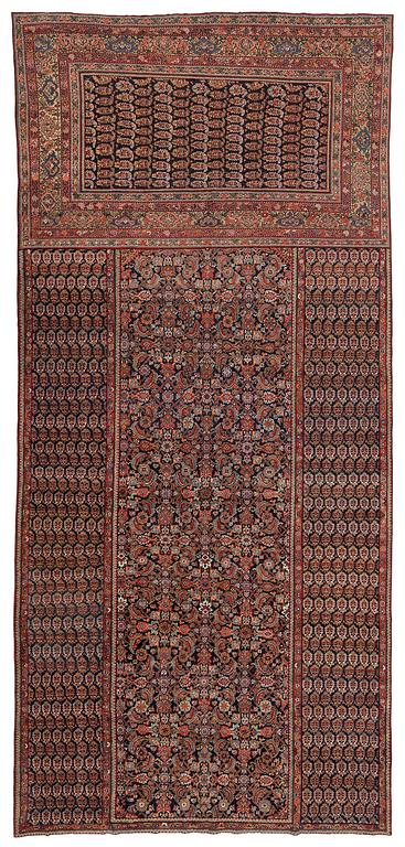 A Mahal 'Triclinium' carpet, West Persia, c. 548 x 253 cm.