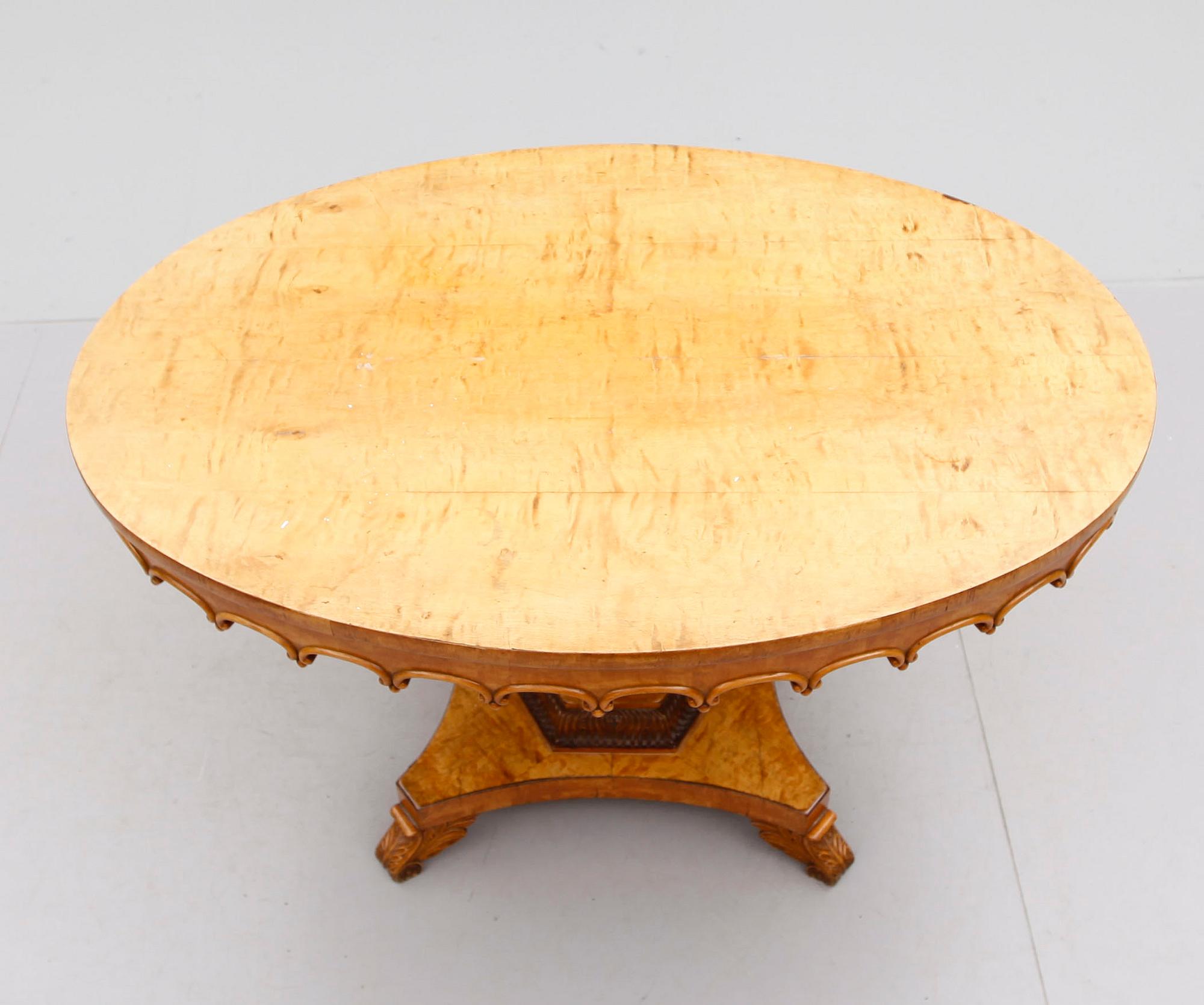 SALONGSBORD, senempire, 1800-talets mitt.