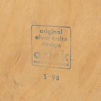 Alvar Aalto, a model 90D coffee table from Artek, Finland.